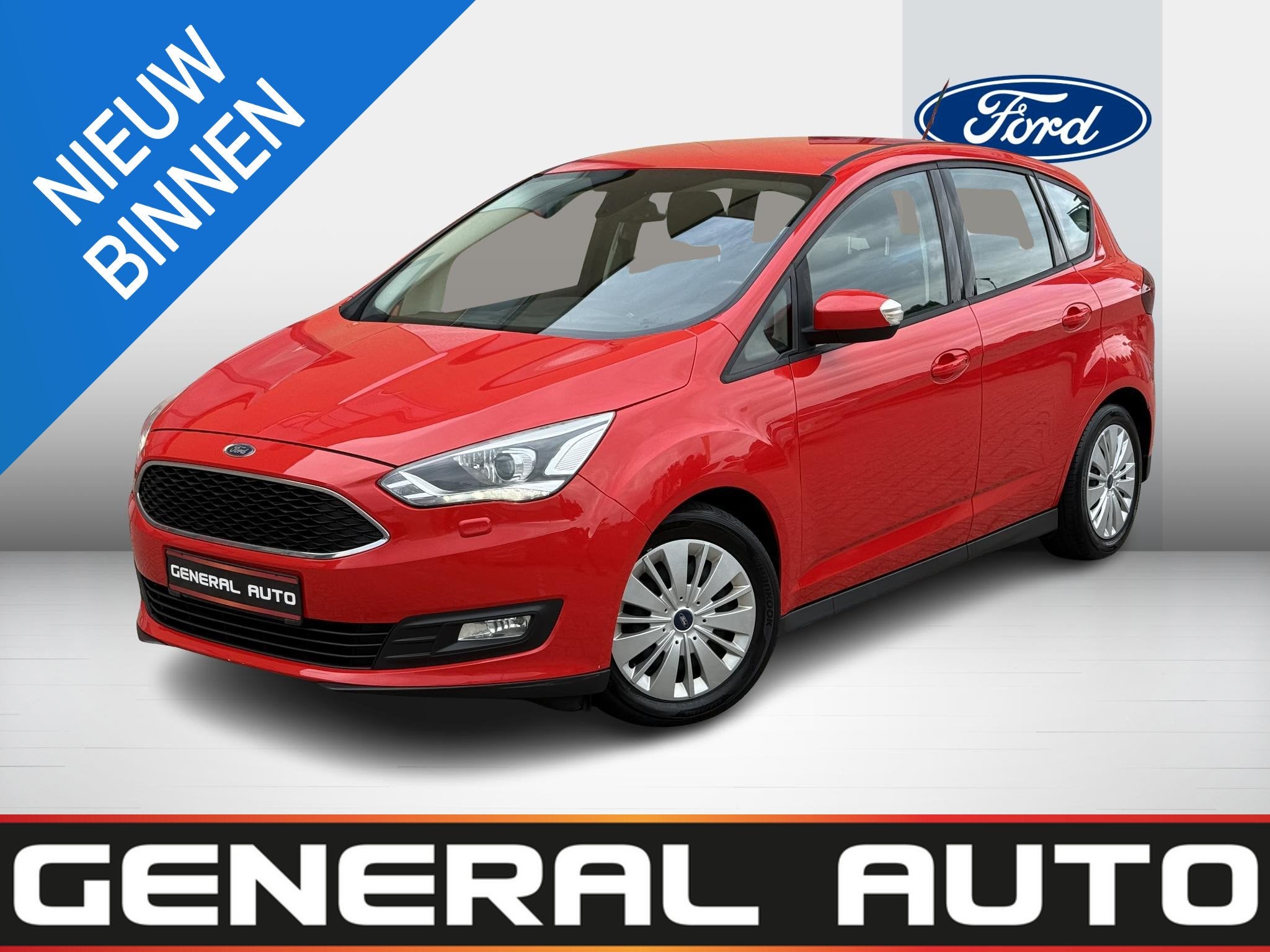 Ford C-Max 1.0 Titanium, Navi, Trekhaak, Nieuwe Distributier, Auto's, Voorwielaandrijving, Gebruikt, Euro 6, Bedrijf