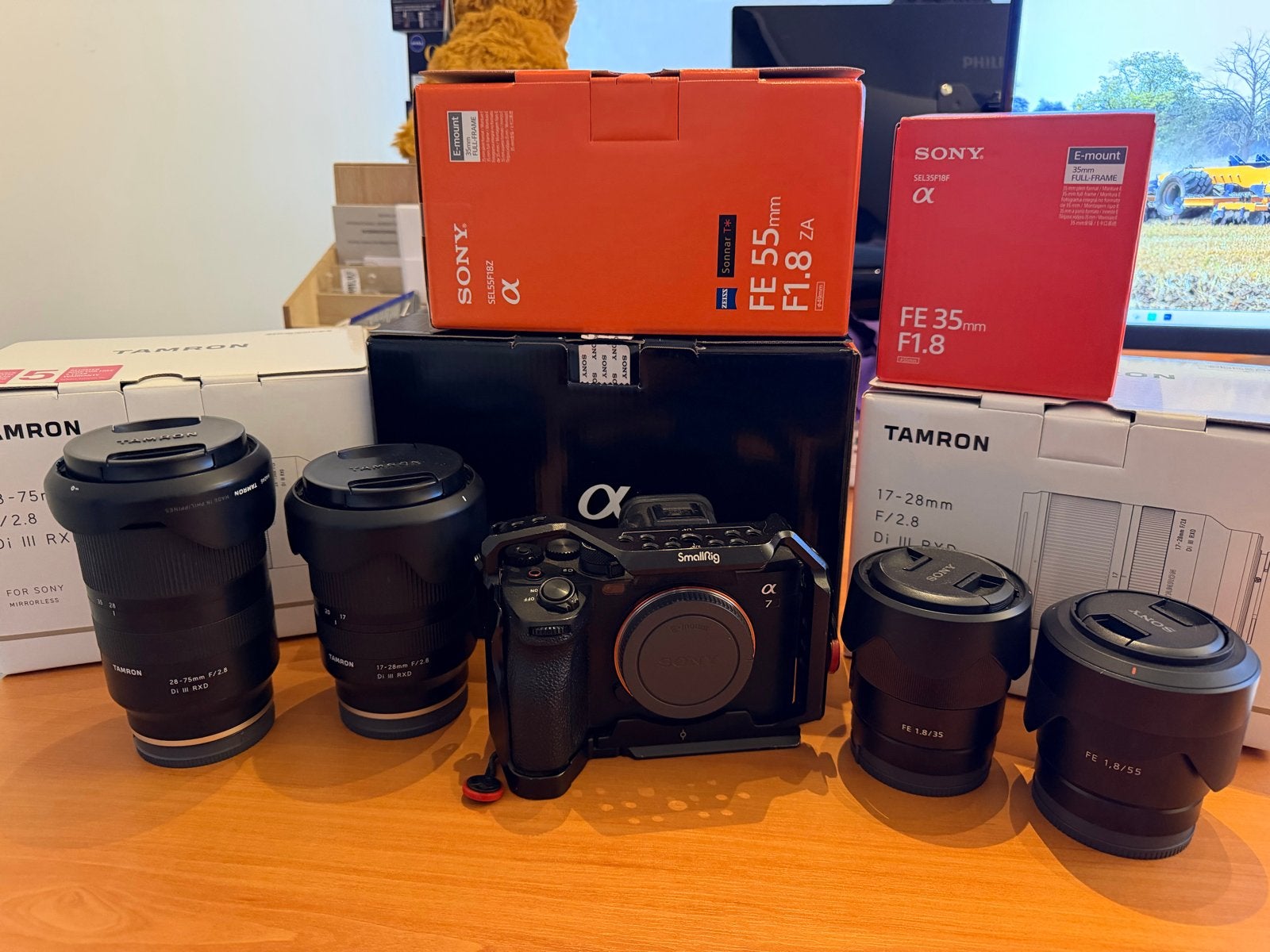 Sony A7IV met Tamron 28-75,  Sony FE 35, 55 lenzen, Audio, Tv en Foto, Fotografie | Lenzen en Objectieven, Gebruikt, Overige typen