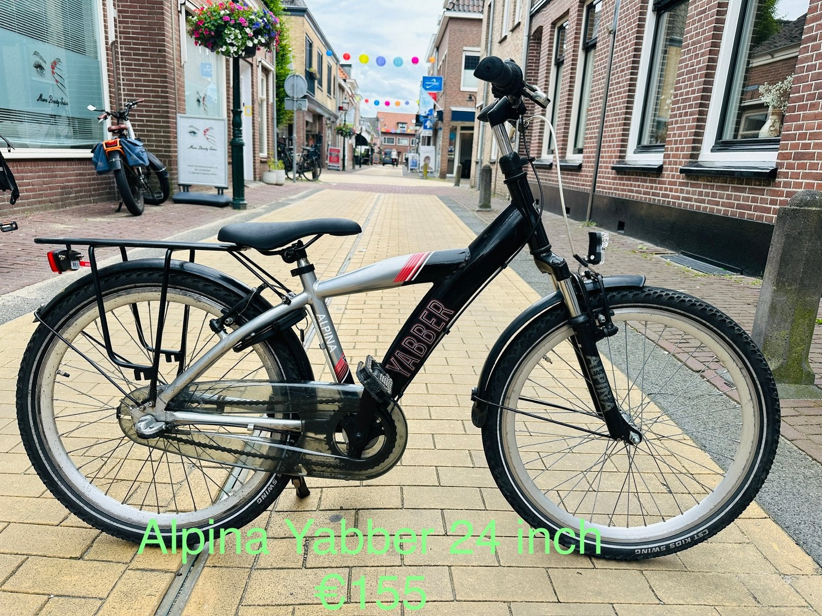 Jongensfietsen 16 18 20 22 24 26 28 inch. Alpina Cortina Gaz, Ophalen, Terugtraprem, 24 inch, Versnellingen