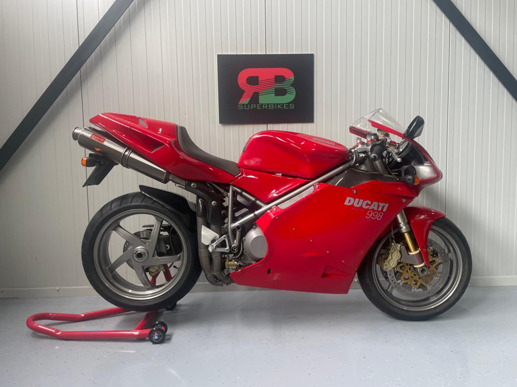 Ducati 998 2002 *4.725 km! *Ohlins *Motocorse *Monoposto, 2 cilinders, Occasion, Motorrijbewijs A, Bedrijf