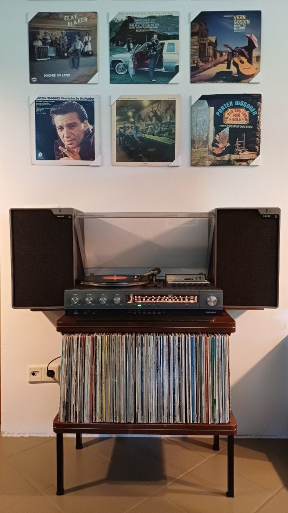 PHILIPS 904 mark II SUPER platenspeler radio combi met boxen, Audio, Tv en Foto, Platenspelers, Ophalen, Philips, Gebruikt, Automatisch