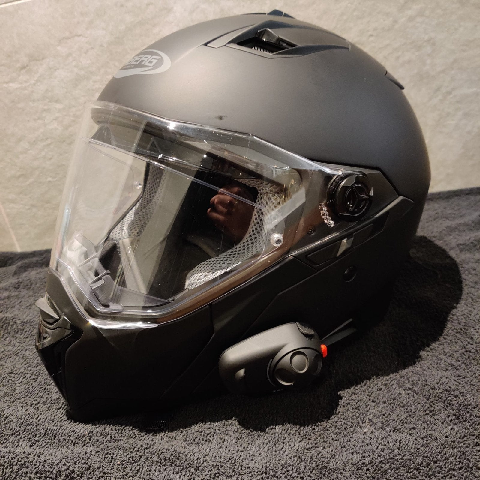 Caberg Duke II Systeemhelm Mat Zwart, bluetooth – Maat S, Systeemhelm, Verzenden, S, Dames