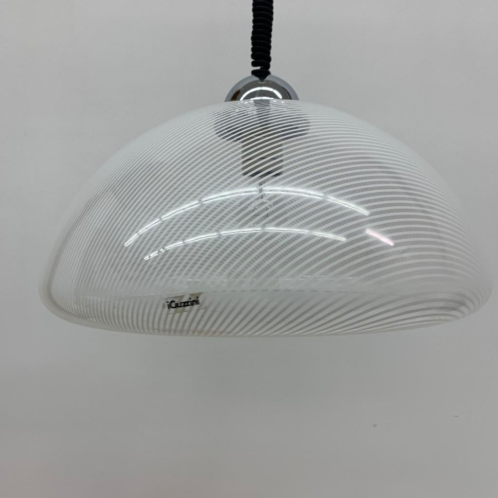 hanglamp guzzini plastic jaren 70, Huis en Inrichting, Lampen | Hanglampen, Ophalen of Verzenden, Guzzini, Minder dan 50 cm, Guzzini