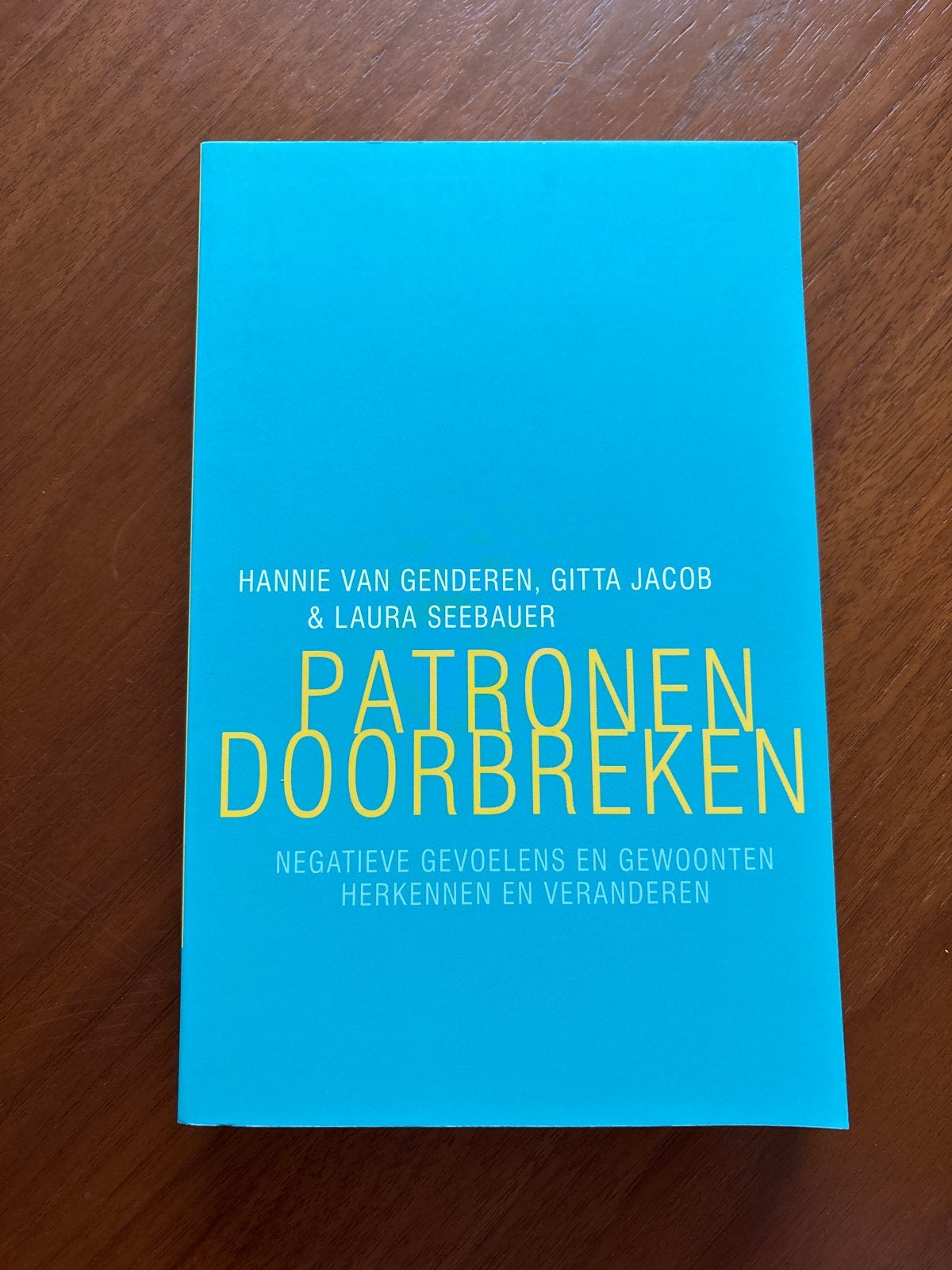 Hannie van Genderen - Patronen doorbreken, Ophalen of Verzenden, Zo goed als nieuw, Hannie van Genderen; Gitta Jacob; Laura Seebauer