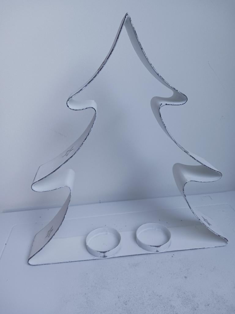 metalen witte kerstboom, Ophalen of Verzenden