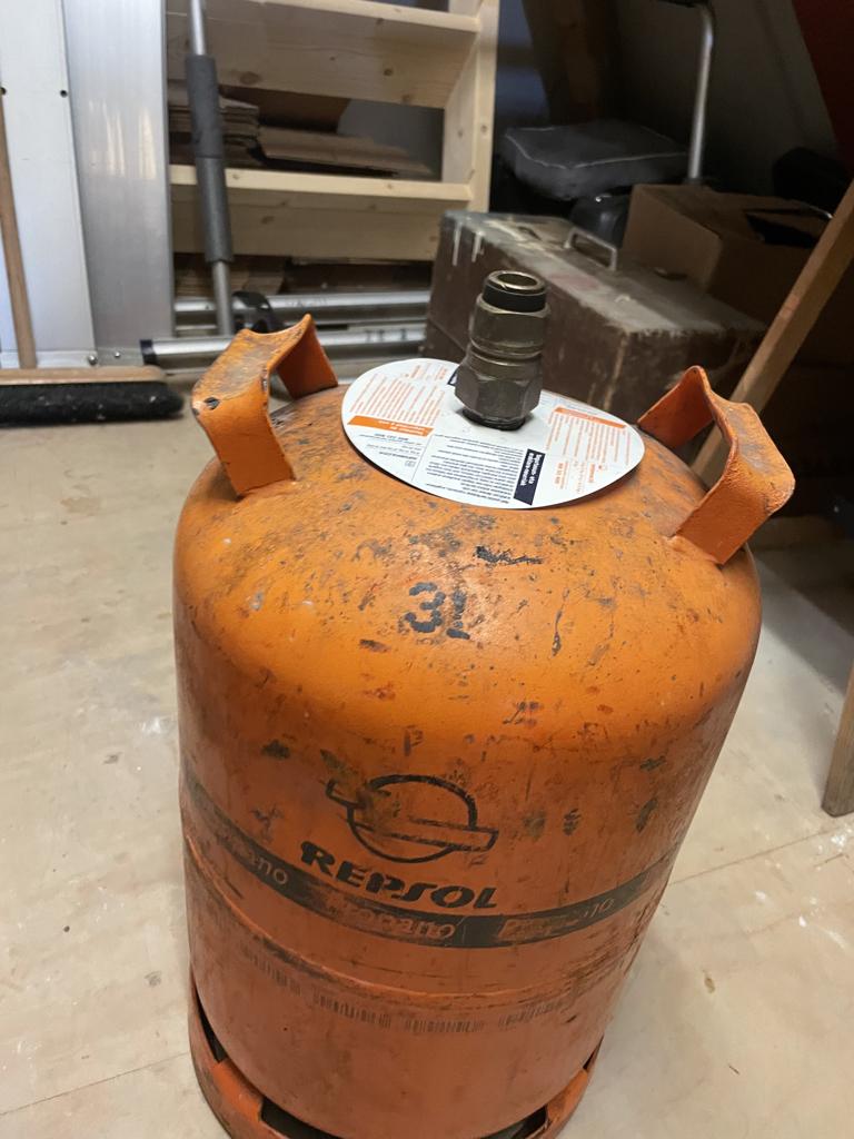 Gasfles Repsol, Caravans en Kamperen, Ophalen, Gebruikt