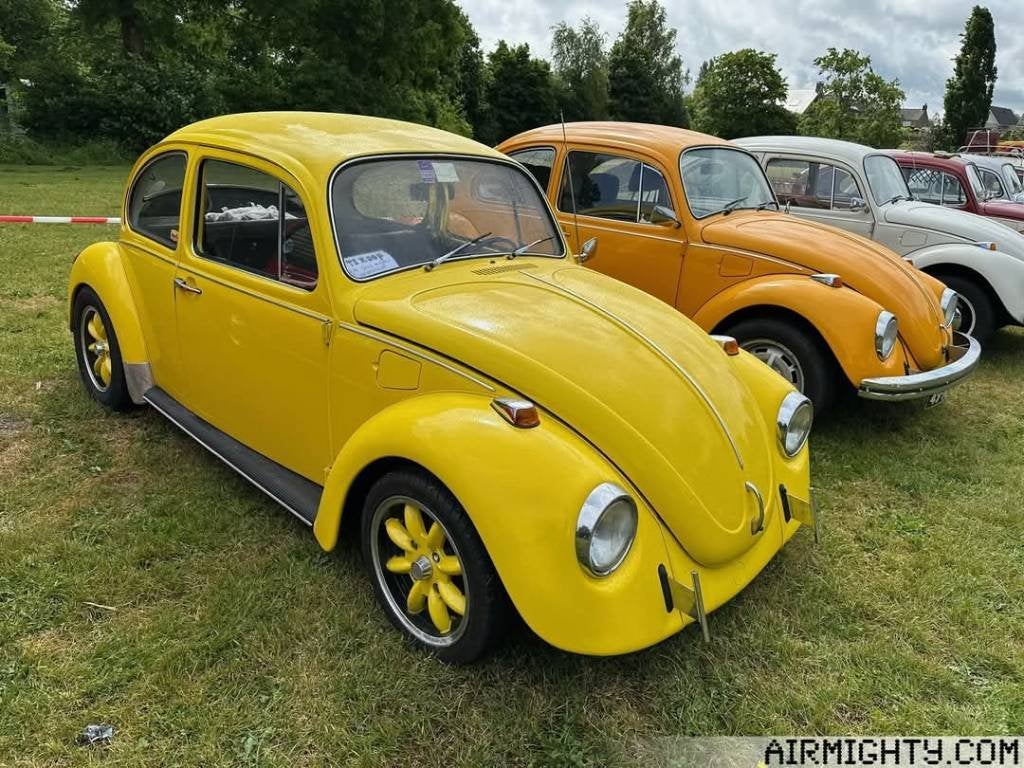VW Kever 1300L, Achterwielaandrijving, Zwart, Volkswagen, Geel