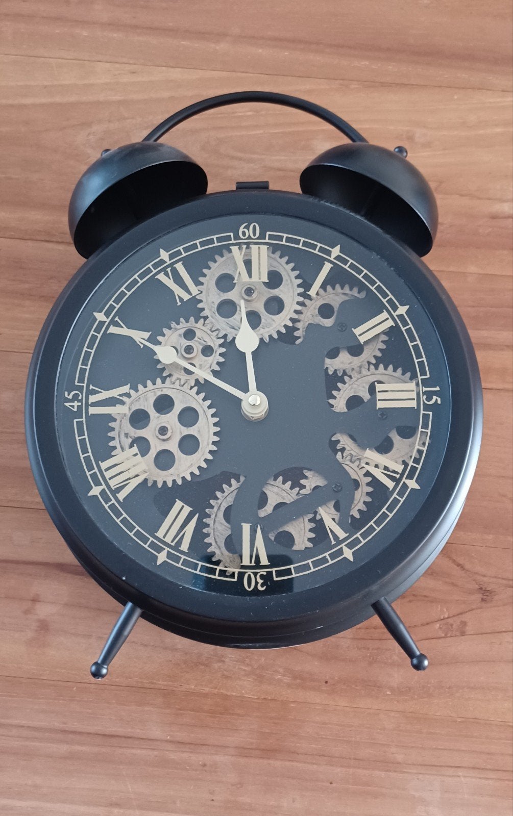 tafelklok in vorm van wekker klok, Ophalen, Nieuw, Analoog