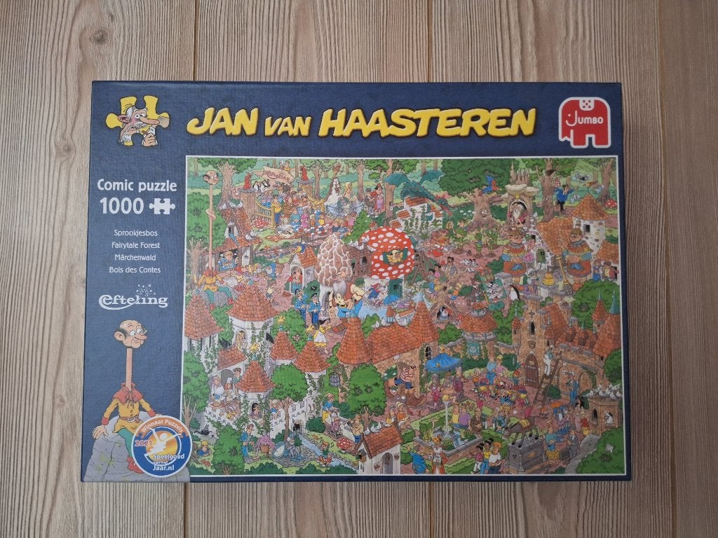 Jan van Haasteren puzzel Efteling 1000 stuks, Hobby en Vrije tijd, Denksport en Puzzels, Ophalen of Verzenden, 500 t/m 1500 stukjes