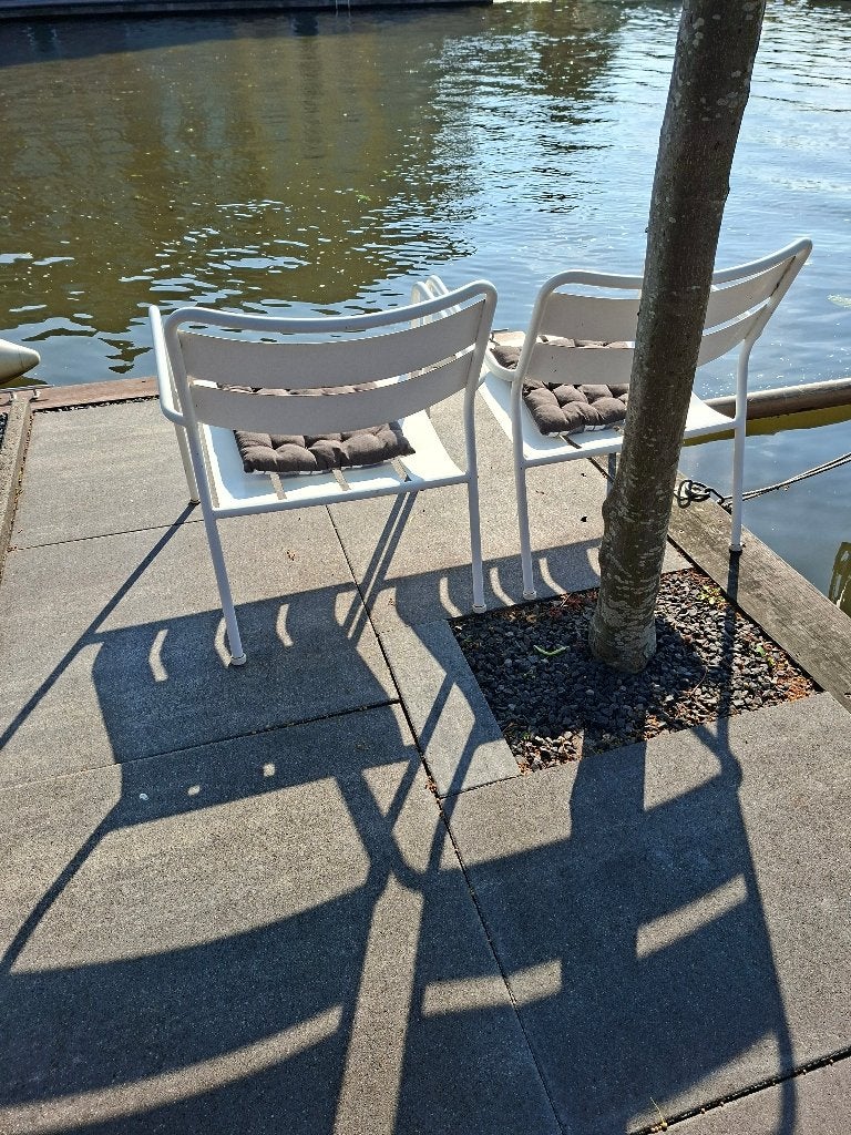 Tuinstoelen, Tuin en Terras, Tuinstoelen, Ophalen, Gebruikt, Metaal, Stapelbaar