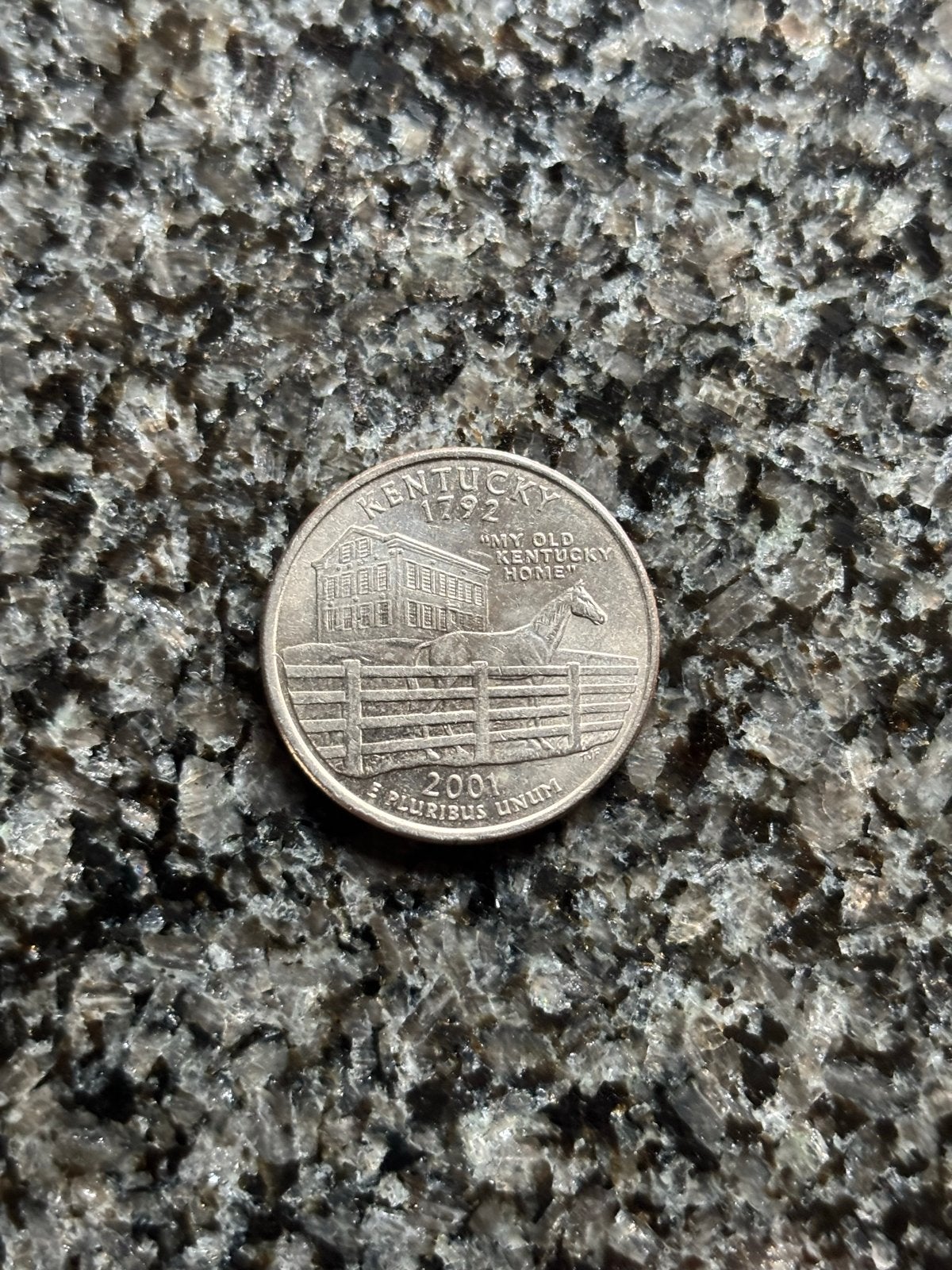 Amerikaanse Kentucky Quarter Dollar 2001, Verzenden, Losse munt
