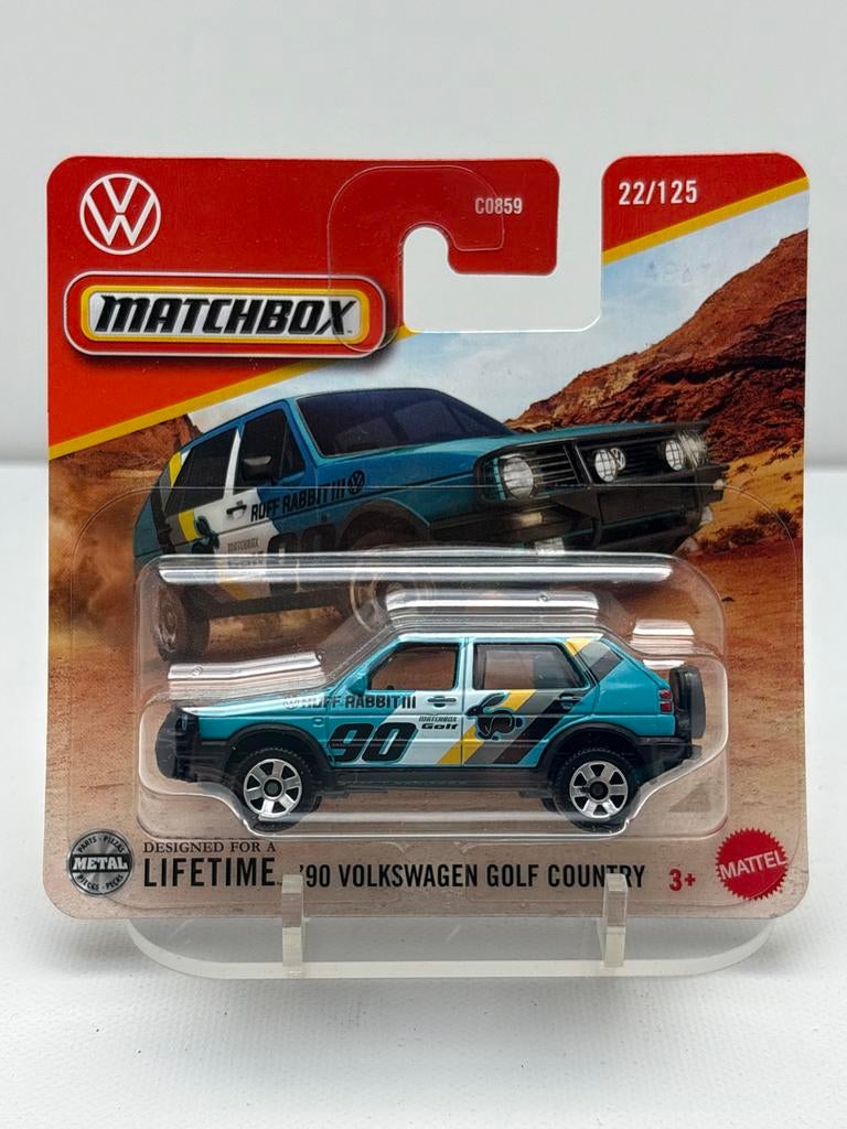 Matchbox '90 Volkswagen Golf Country - Nieuw in verpakking, Auto, Nieuw, Ophalen of Verzenden, Mattel