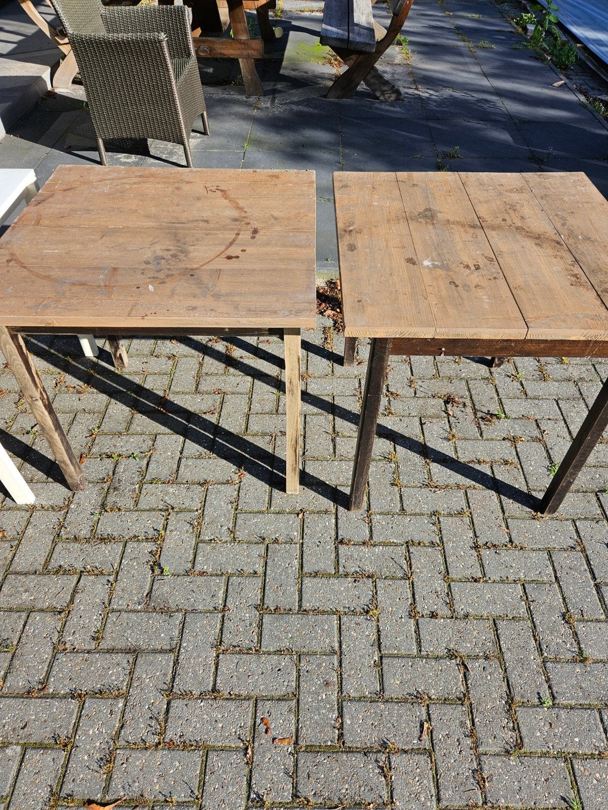 Oude tafeltjes, Ophalen, Rond, Minder dan 55 cm, 45 tot 60 cm
