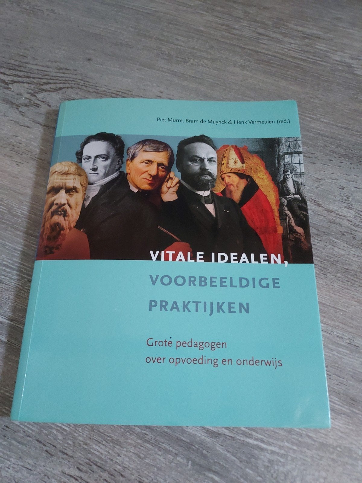 Vitale idealen, voorbeeldige praktijken - Grote pedagogen, Piet Murre, Bram de Muynck & Henk Vermeulen (red.), Zo goed als nieuw