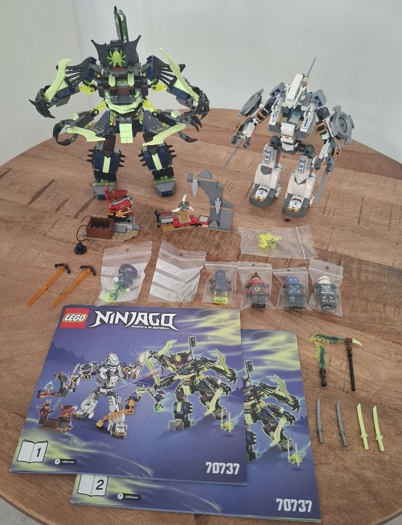 Lego Ninjago 70737 Titan Mech Battle, Compleet, Lego, Ophalen of Verzenden, Zo goed als nieuw