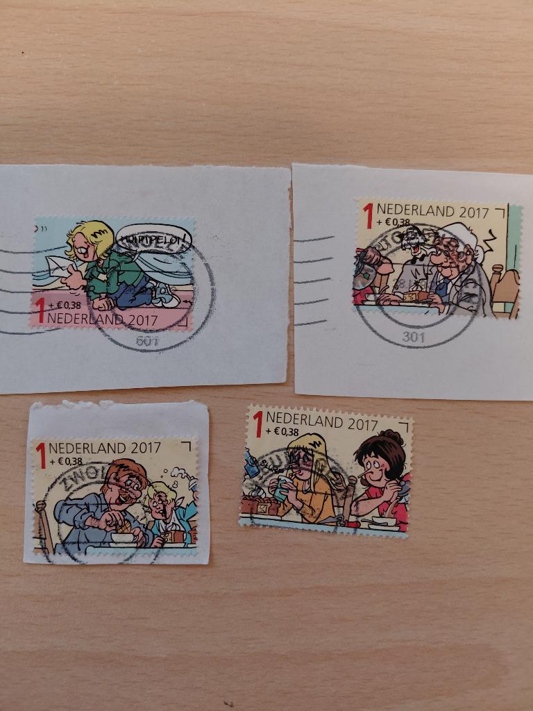2017 kinderzegels Jan Jans en de kinderen, Verzenden, Gestempeld