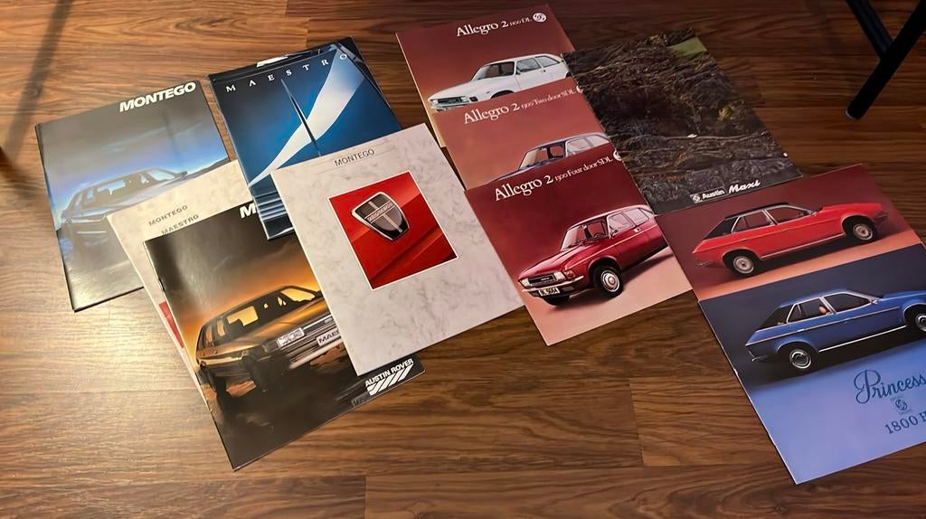 Austin autobrochures - 12 stuks, Ophalen of Verzenden, Zo goed als nieuw, Overige merken