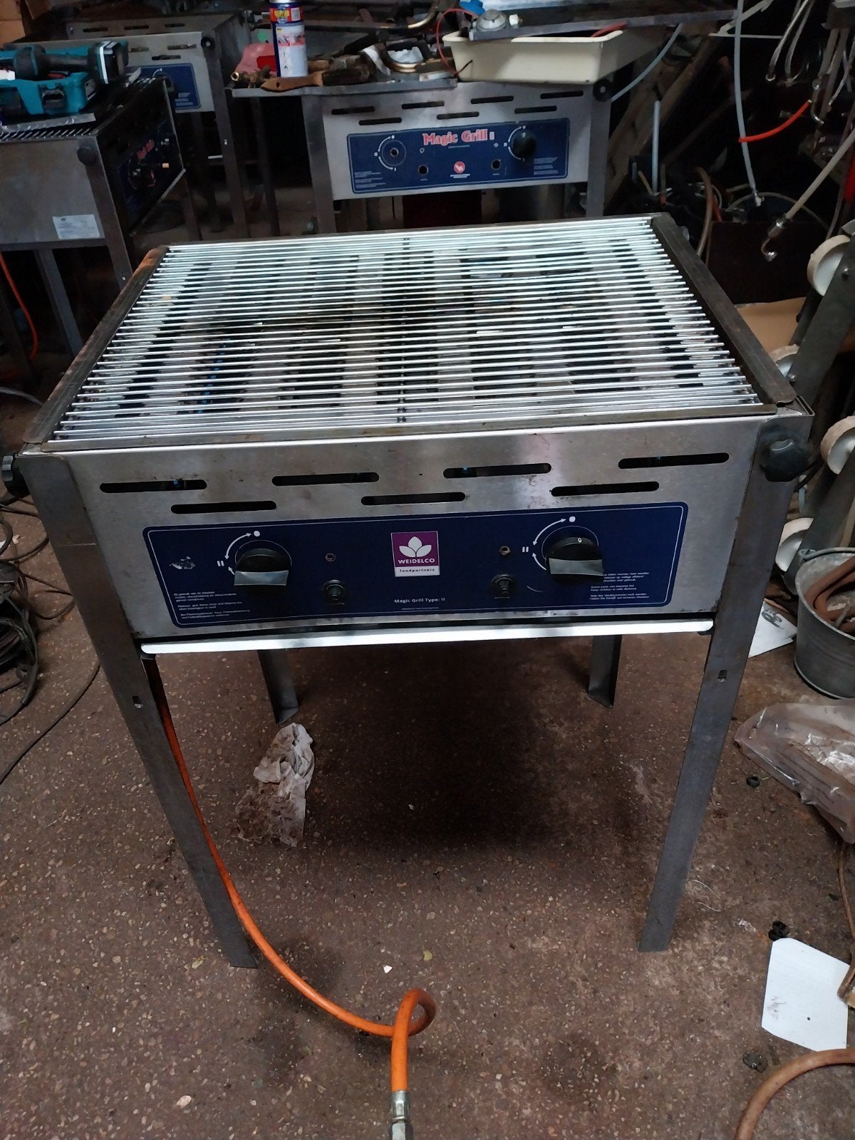 Professionele weidelco gasbarbecue, Ophalen, Gebruikt, Magic Grill