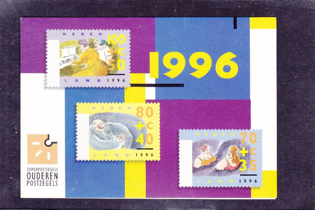 Bedankkaart Zomerzegels 1996 Fonds Ouderenzegels (524), Verzenden