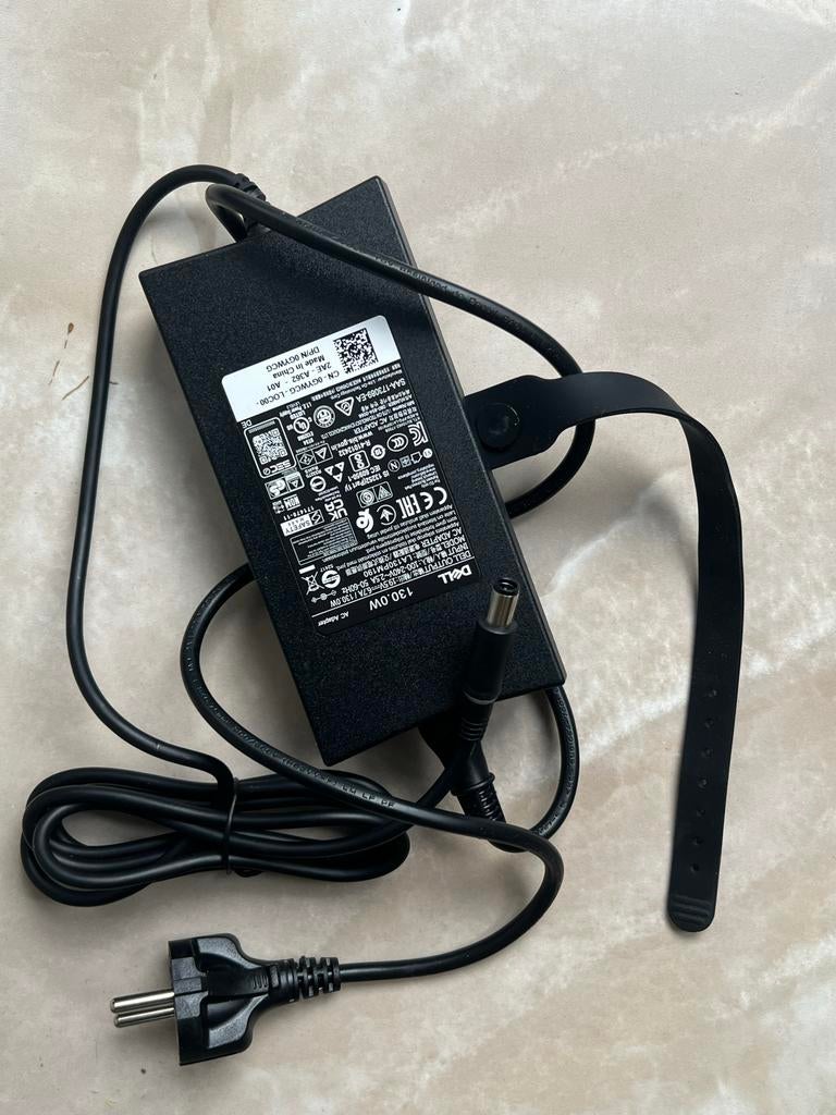 Dell Oplader 130W AC Adapter - Origineel, Computers en Software, Laptop-opladers, Zo goed als nieuw, Ophalen