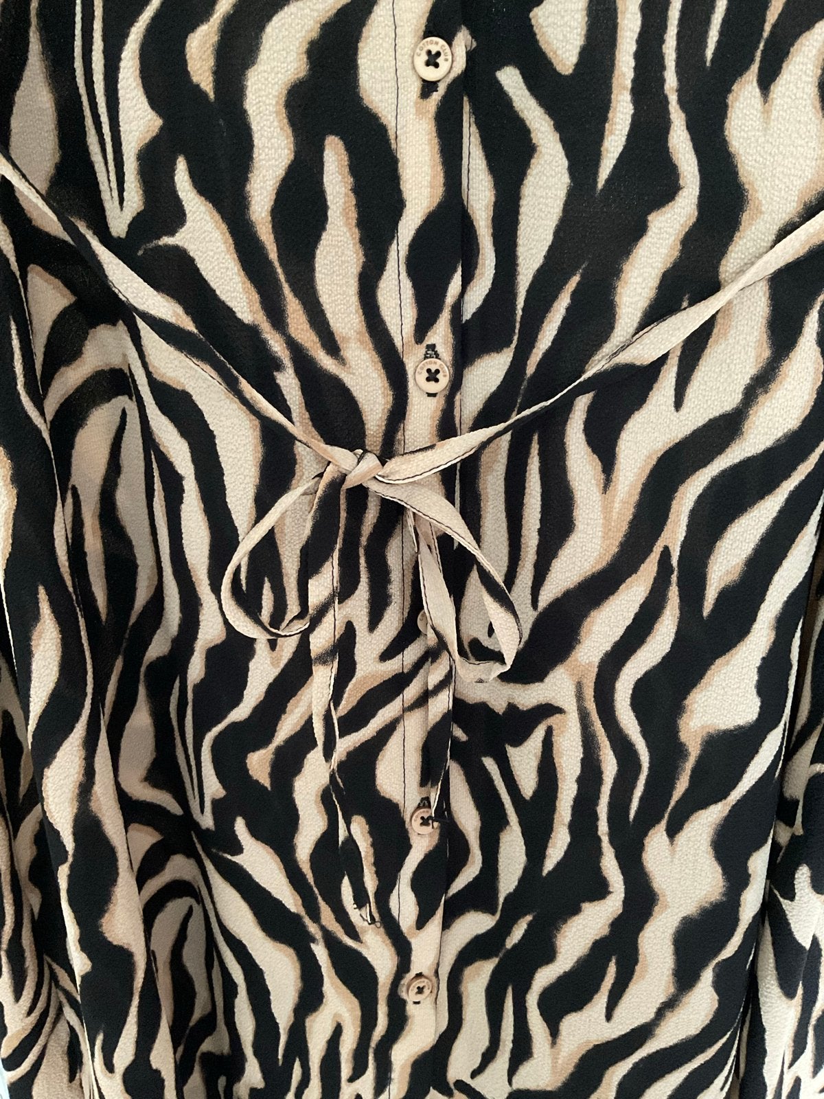 Cotton Club Zebraprint Jurk Maat L - Zo goed als nieuw, Kleding | Dames, Jurken, Ophalen of Verzenden, Zo goed als nieuw, Maat 42/44 (L)