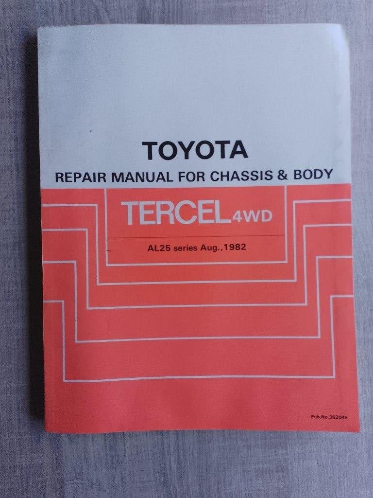 Toyota Tercel 4WD dealer werkplaatsboek, Ophalen of Verzenden, Gelezen, Toyota