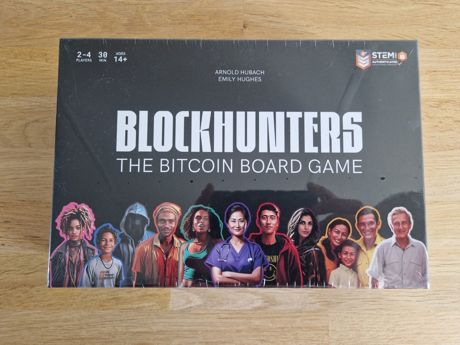 Blockhunters: The Bitcoin Board Game - Nieuw in seal, Een of twee spelers, Ophalen of Verzenden, Nieuw, Arnold Hubach & Emily Hughes