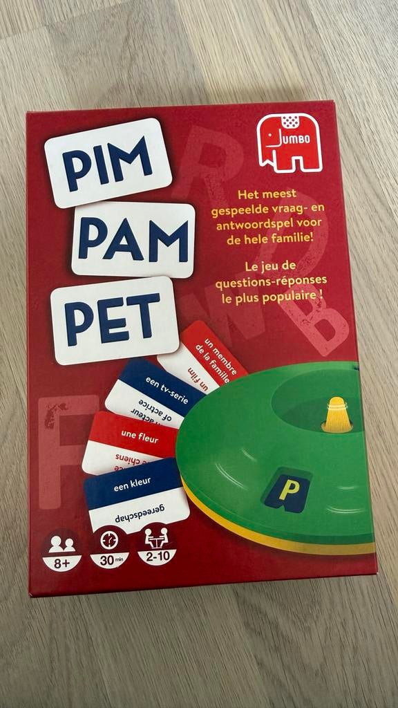 Pim Pam Pet spel, Hobby en Vrije tijd, Gezelschapsspellen | Bordspellen, Drie of vier spelers, Verzenden, Zo goed als nieuw