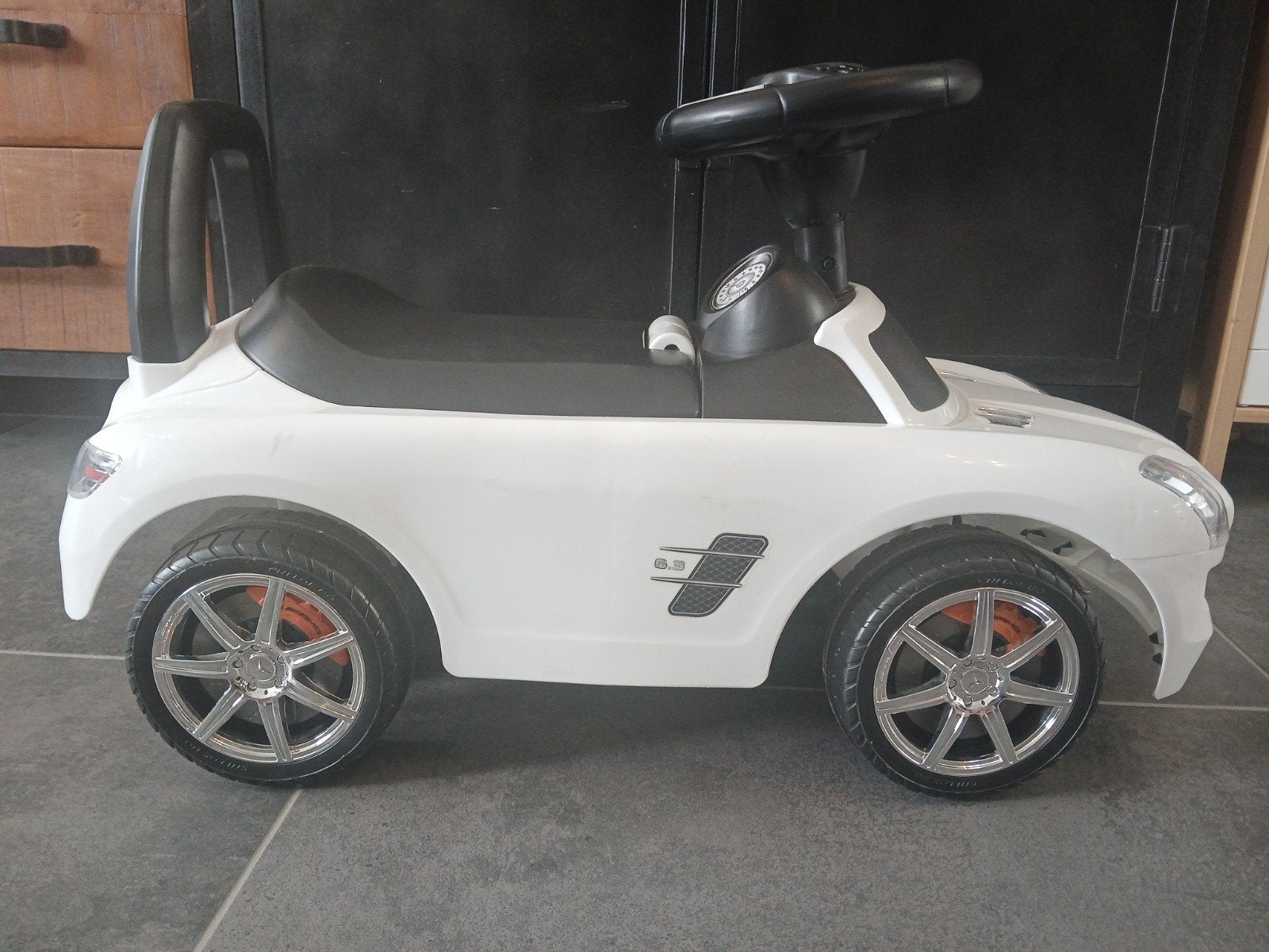 Mercedes-Benz SLS AMG loopauto wit, Ophalen, Zo goed als nieuw