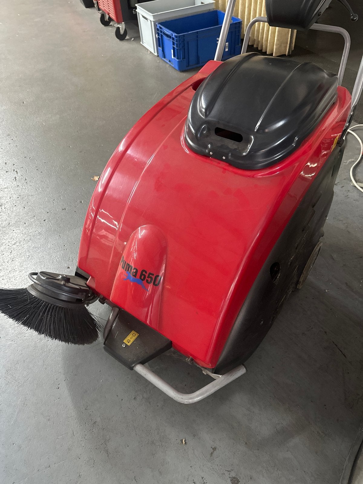Gebruikte veegmachine Puma 650, Doe-het-zelf en Verbouw, Reinigingsmachines, Ophalen, Gebruikt, Overige typen