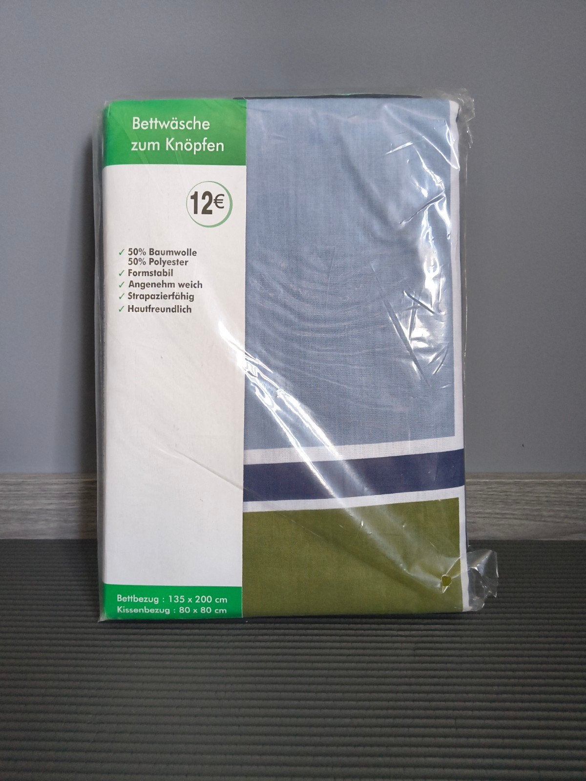 Nieuw Dekbedovertrekset 135x200 cm - 50% Katoen/Polyester, Overige merken, Nieuw, Ophalen of Verzenden, Wasbaar