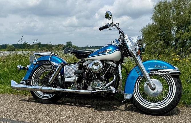 Harley Davidson Electra Glide FLH - 1970, Motoren, 2 cilinders, Motorrijbewijs A, Toermotor, 1200 cc