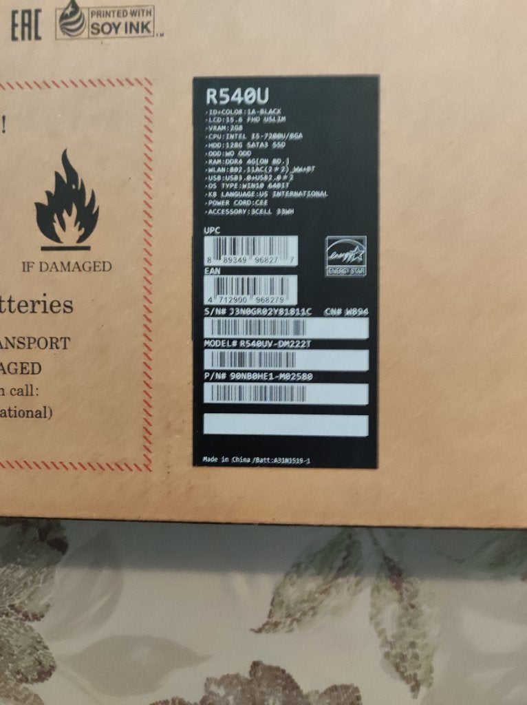 Asus laptop i5, Ophalen of Verzenden, Zo goed als nieuw, 15 inch, 2 tot 3 Ghz