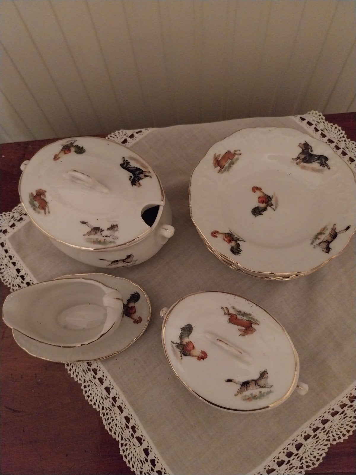 Poppen eetservies, Verzenden