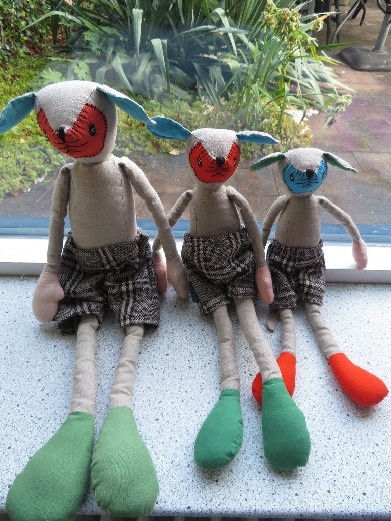 Muis muizen in geruite broek merk Imps & Elfs Happy Horse, Kinderen en Baby's, Speelgoed | Knuffels en Pluche, Muis, Happy Horse