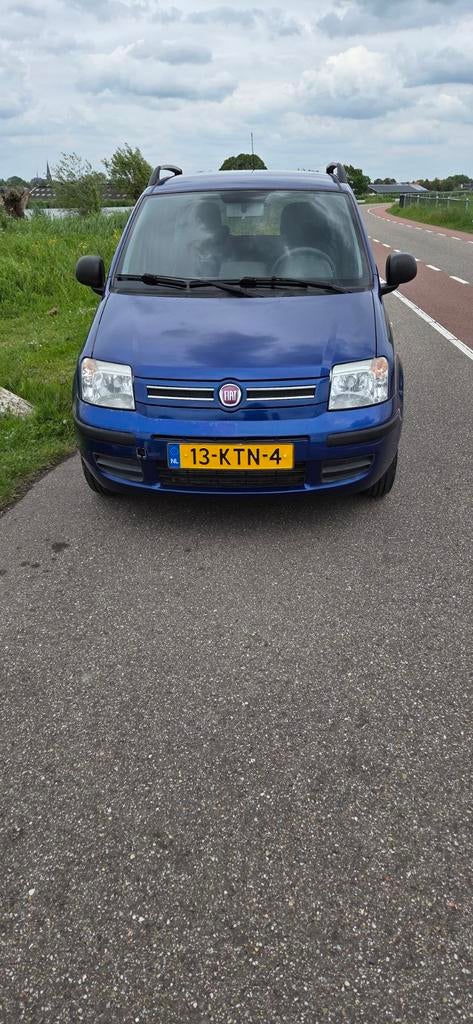 Fiat Panda 1.2 Dualogic 2010 Blauw, Stof, 1242 cc, 840 kg, Origineel Nederlands