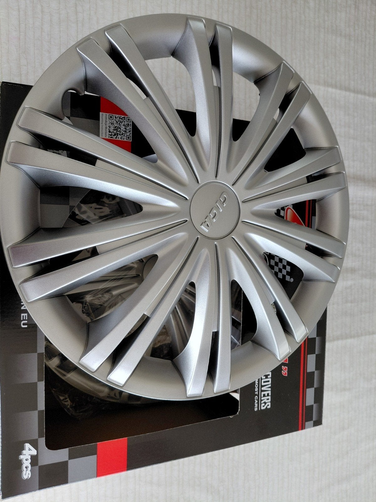 Set 2 stuks Nieuwe 14" Racing wieldoppen - Made in EU, Auto diversen, Wieldoppen, Ophalen, Nieuw