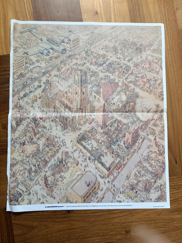 WO2 Bombardement Rotterdam, Ophalen of Verzenden, Tweede Wereldoorlog, Gelezen, Luchtmacht