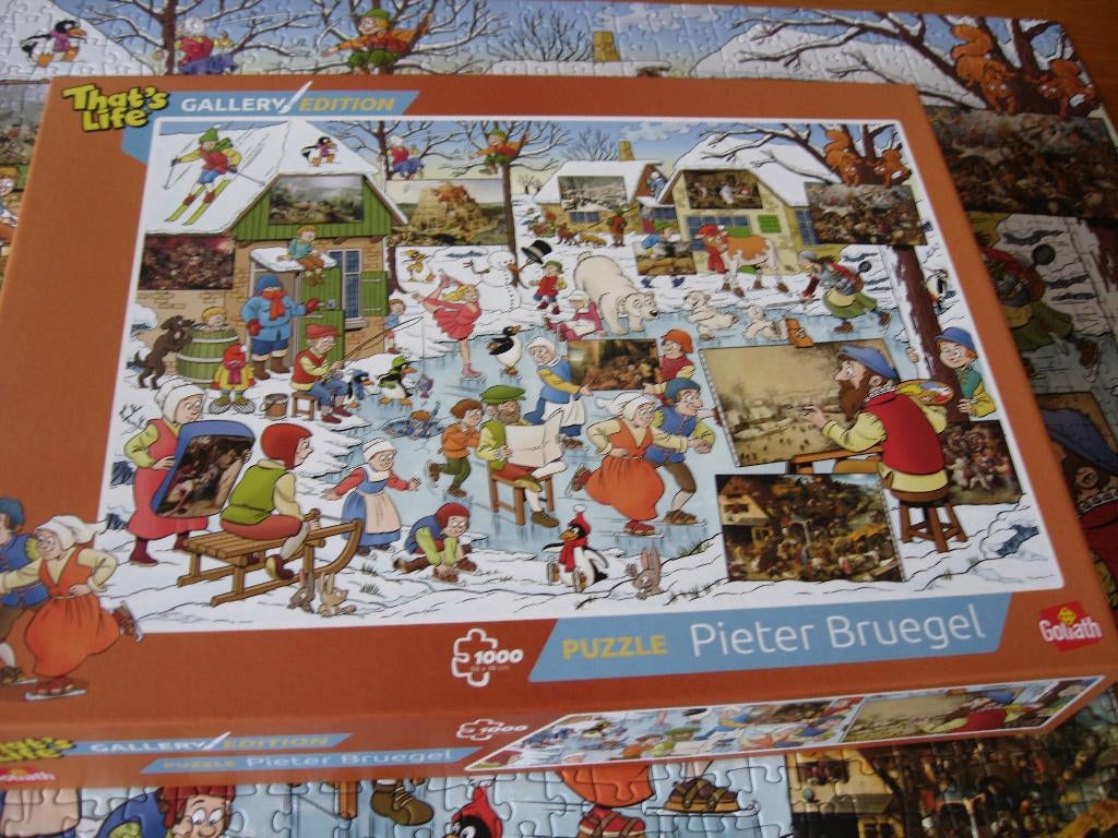 That,s Life puzzel PIETER BRUEGEL 1000 stukjes, Ophalen of Verzenden, 500 t/m 1500 stukjes, Zo goed als nieuw, Legpuzzel