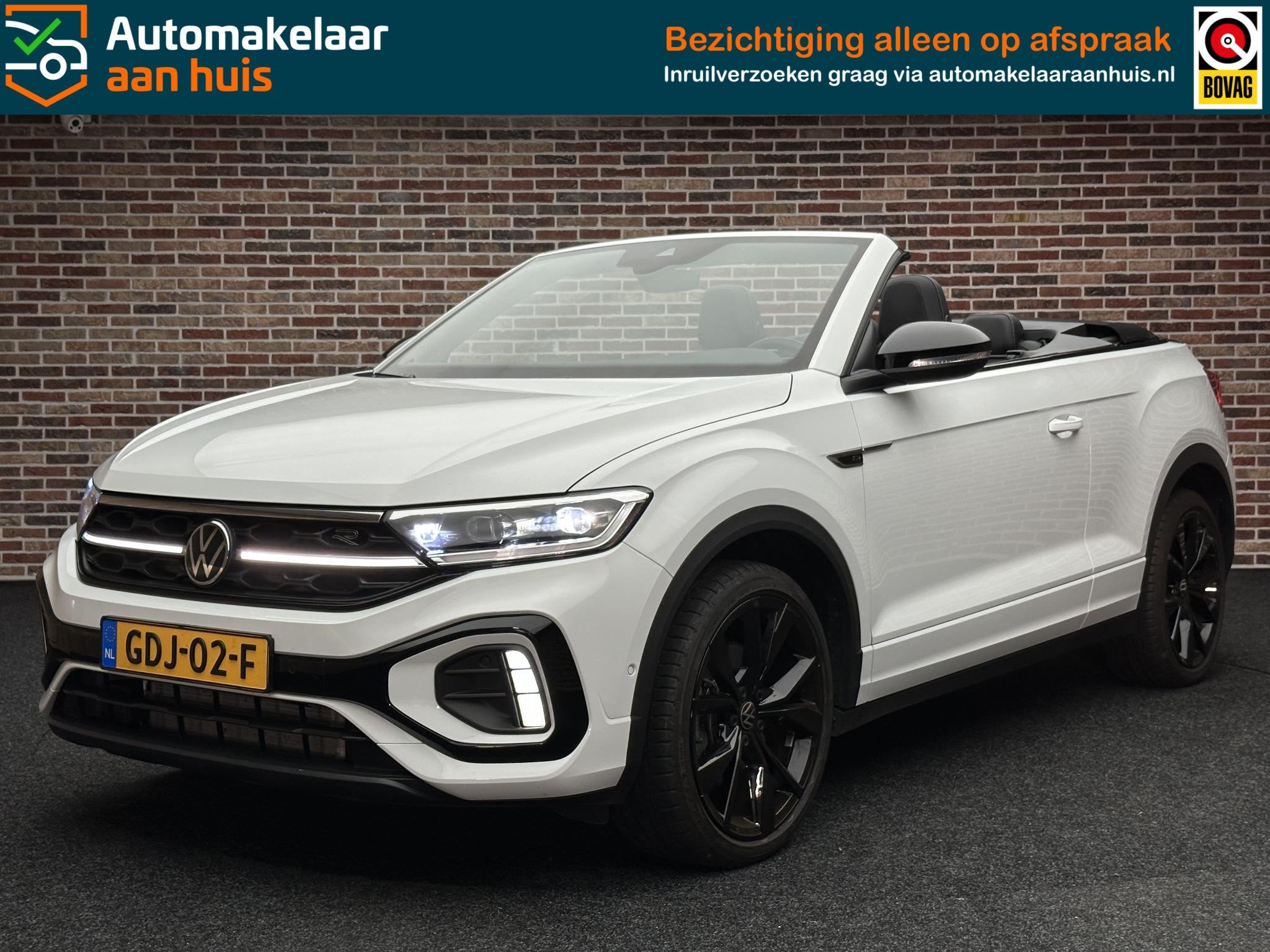 Volkswagen T-Roc Cabrio 1.5 TSI R-Line | Beats by Dre| IQ Li, 4 cilinders, Wit, Bedrijf, 1439 kg