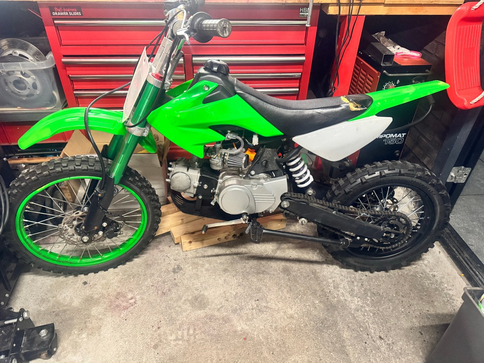 Pibike/crossmotor 125cc, Ophalen, Gebruikt, Overige merken