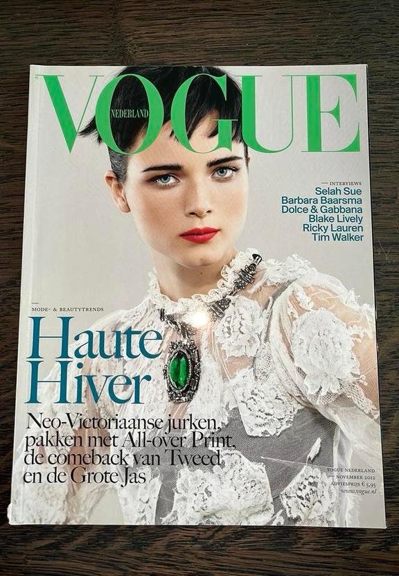 Vogue nederland 2012 Anna de rijk Haute Hiver, Verzamelen, Tijdschriften, Kranten en Knipsels, Ophalen of Verzenden, 1980 tot heden