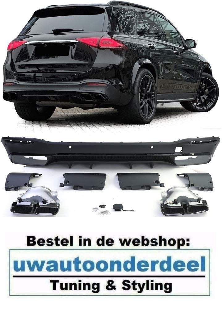 63AMG Look Black Uitlaat Diffuser Glans Zwart Voor MB GLE V1, Verzenden, Automotive Parts, A.parts@hotmail.nl, Trasmolenlaan 12 3447 GZ Woerden