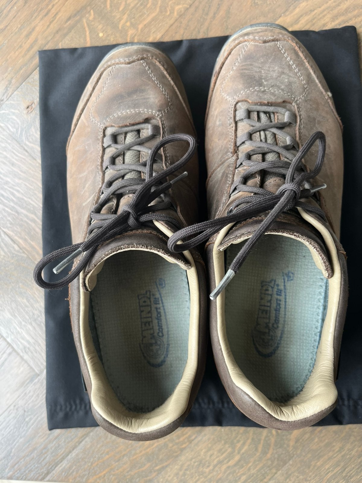 Wandelschoenen meindl, Bruin, Ophalen of Verzenden, Zo goed als nieuw, Wandelschoenen of Bergschoenen