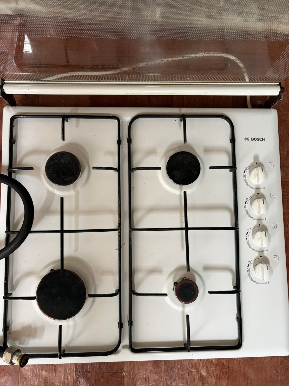 Gasstel Bosch, Ophalen, 4 kookzones, Zo goed als nieuw, Gas