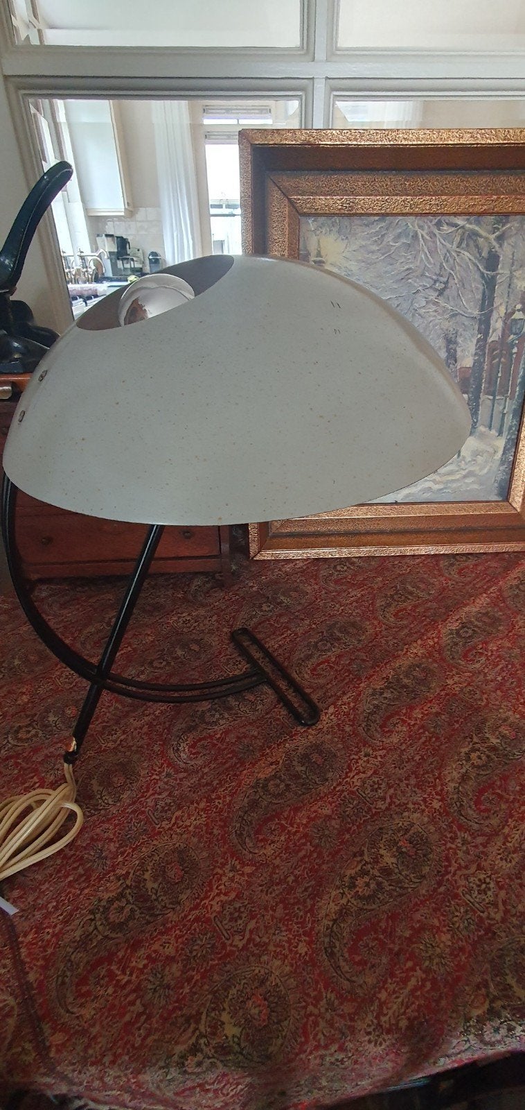 Vintage Louis Kalff NB100 tafellamp jaren 50 Philips, Ophalen of Verzenden, Bureaulamp, Philips, Design