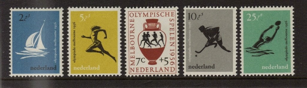 Sch no 676-80 postfris, Ophalen of Verzenden, Postfris