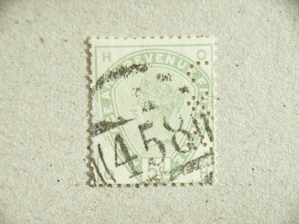 BL  Engeland 78 met Perfin, Ophalen, Gestempeld