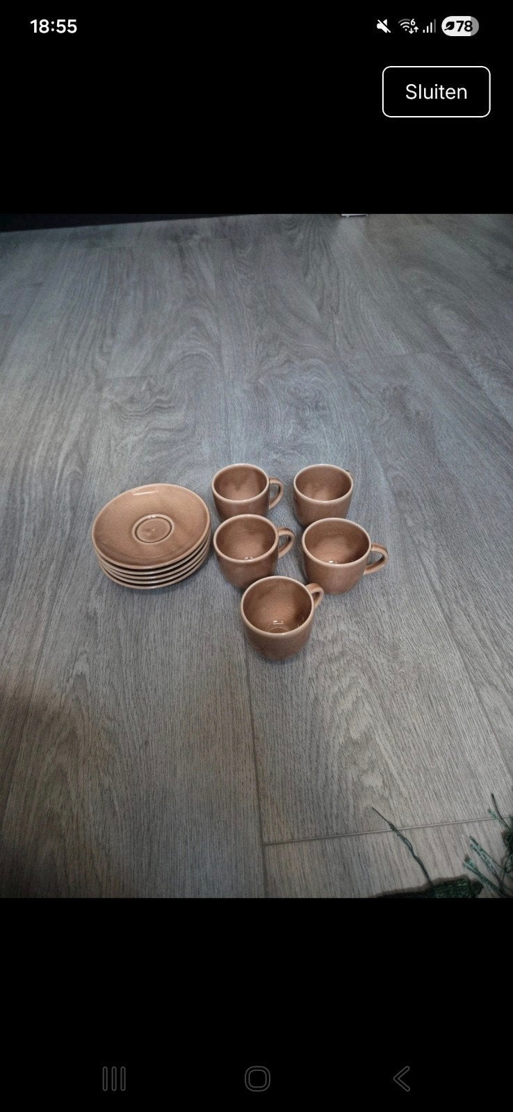 Nieuwe 5-delige espresso set van Madam Coco, Ophalen