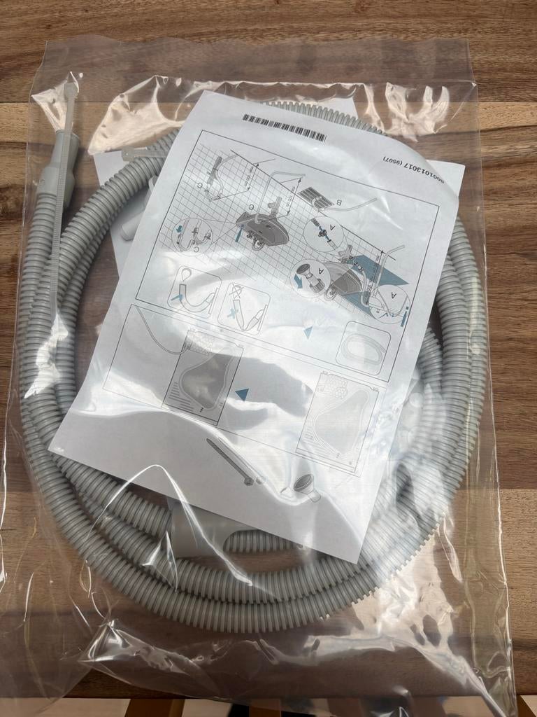 Afvoerset wasmachine of wasdroger - Nieuw in verpakking, Witgoed en Apparatuur, Onderdelen en Toebehoren, Ophalen of Verzenden